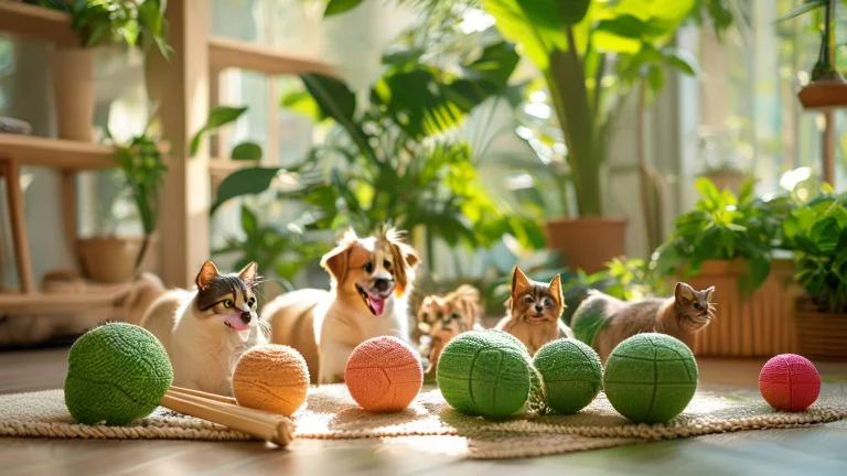Brinquedos Sustentáveis para Pets: Cuide do Planeta e do Seu Amigo