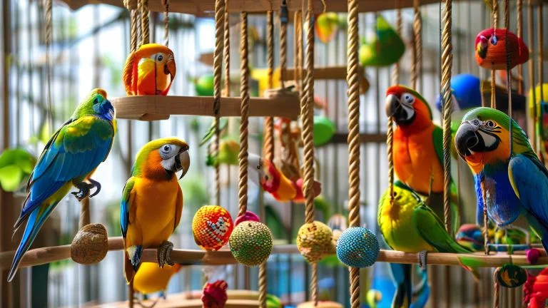 Brinquedos que Elevam o Bem-Estar e a Diversão das Aves