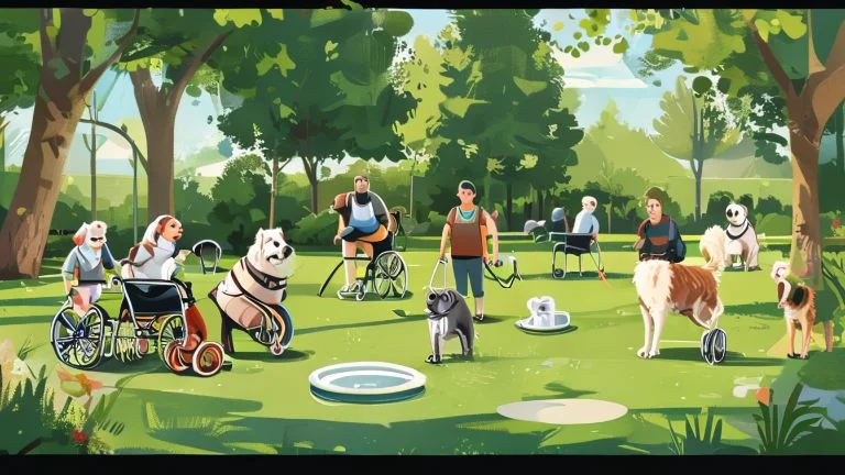 Passeios para pets com mobilidade reduzida: dicas e adaptações