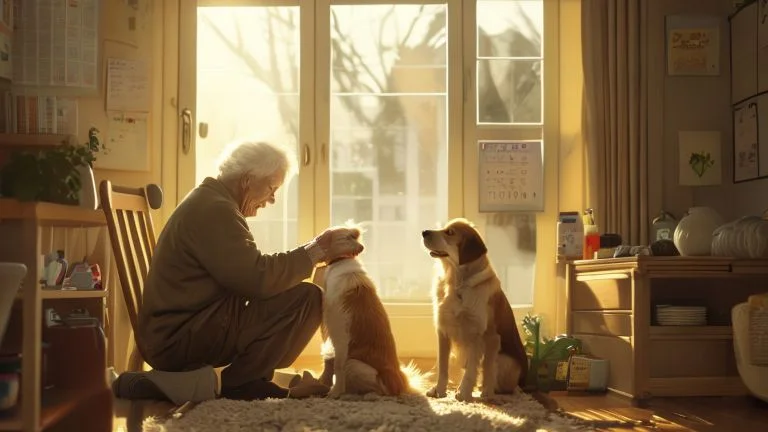 Como pets melhoram a saúde mental dos idosos
