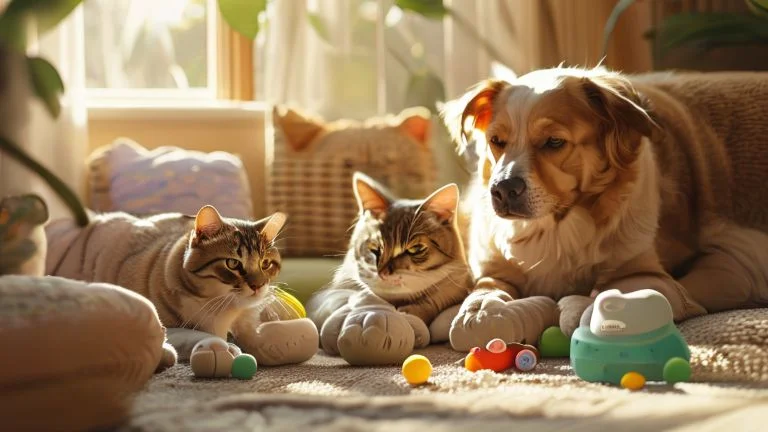 Brinquedos ideais para conforto e diversão de pets idosos