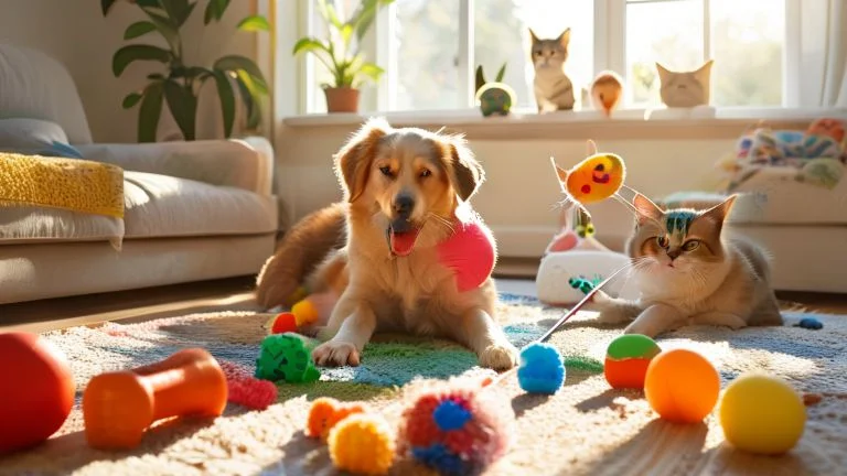 Como os brinquedos ajudam a melhorar a saúde mental dos pets