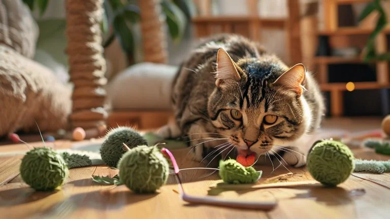 Brinquedos com Catnip: Por Que Os Gatos São Tão Apaixonados?