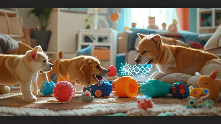 Brinquedos com sons para pets: vantagens e cuidados essenciais